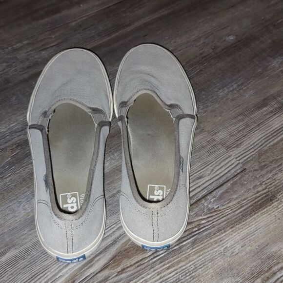 Keds Gray Women's Double Decker Perf Suede Sneaker   Sz 7.5 - Picture 4 of 7